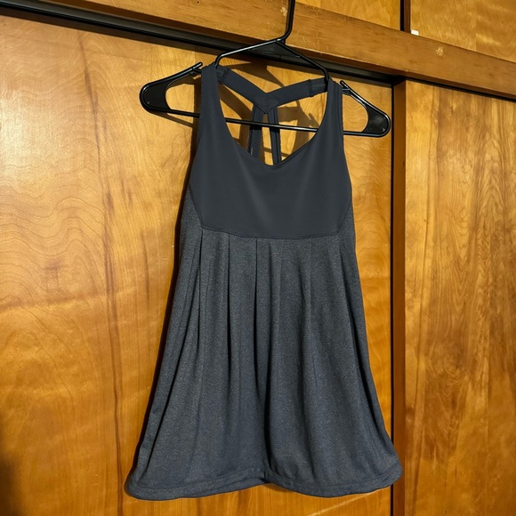 Lululemon Power Technique Tank Coal Built In Bra - Picture 3 of 7